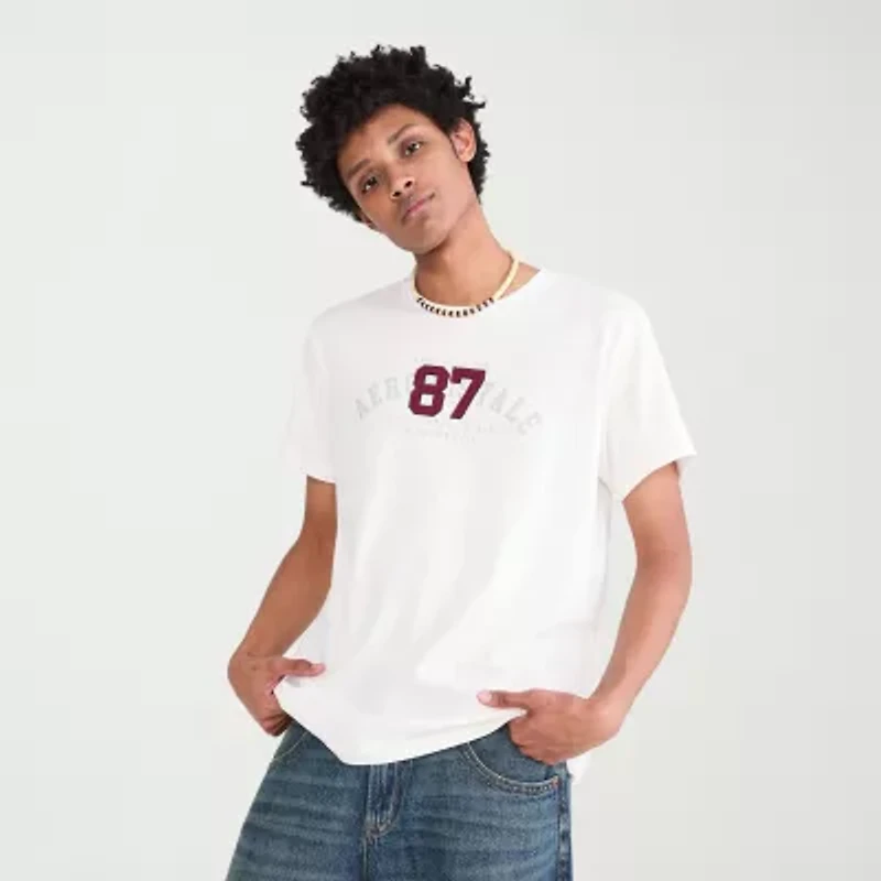 AEROPOSTALE Mens Crew Neck Short Sleeve Regular Fit Graphic T-Shirt