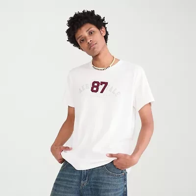 AEROPOSTALE Mens Crew Neck Short Sleeve Regular Fit Graphic T-Shirt