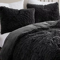 Sweet Home Collection™ 3 Piece Plush Shaggy Comforter Set Ultra Soft Luxurious Faux Fur Decorative Fluffy Crystal Velvet Bedding