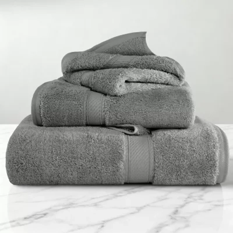 SUPERIOR® Madison Collection | Plush Egyptian Cotton 3-pc. Quick Dry Solid Bath Towel Set