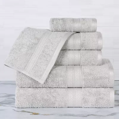 SUPERIOR® Bamboo Collection | 100% Ryon From 6-pc. Quick Dry Solid Bath Towel Set