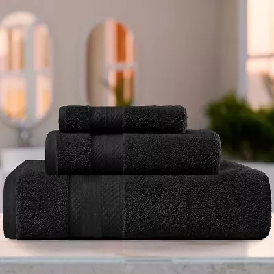 SUPERIOR® Aria Collection | 100% Turkish Cotton 3-pc. Quick Dry Solid Bath Towel Set