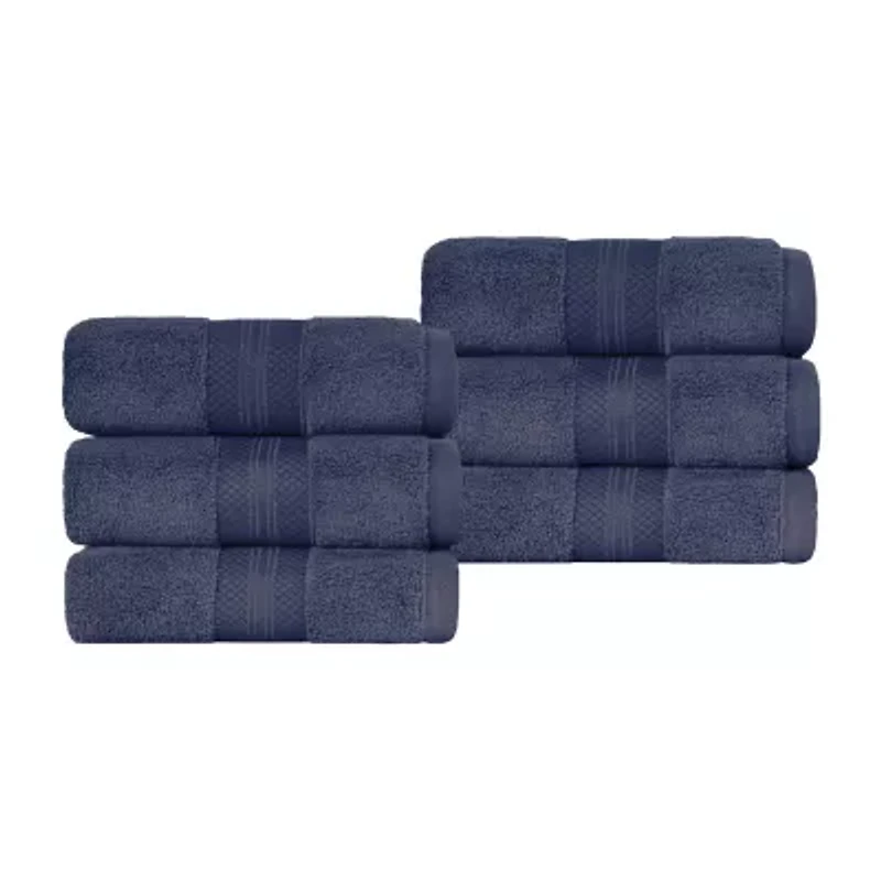 SUPERIOR® Aria Collection | 100% Turkish Cotton 6-pc. Solid Hand Towel