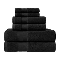 SUPERIOR® Aria Collection | 100% Turkish Cotton 6-pc. Quick Dry Solid Bath Towel Set