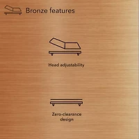 Baselogic Bronze 13" Adjustable Bed Frame Base