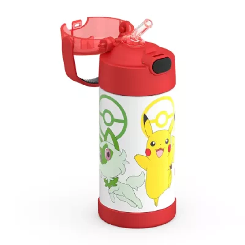 Thermos Pokemon Stainless Steel 12oz. Funtainer Water Bottle