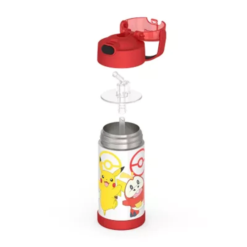 Thermos Pokemon Stainless Steel 12oz. Funtainer Water Bottle