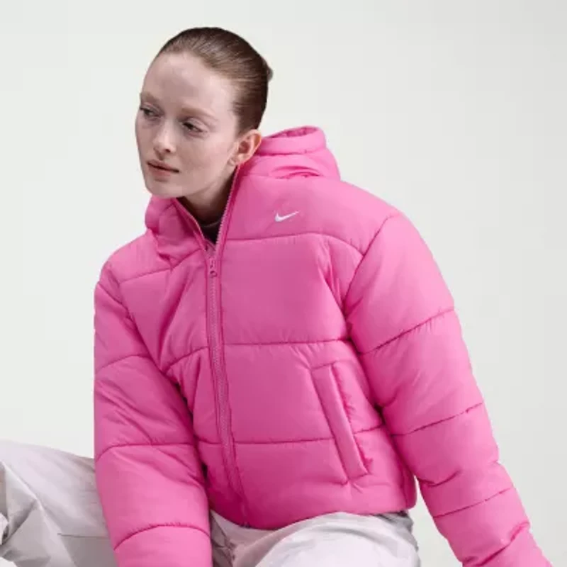 Nike Womens Hooded Water Resistant Heavyweight Puffer Jacket