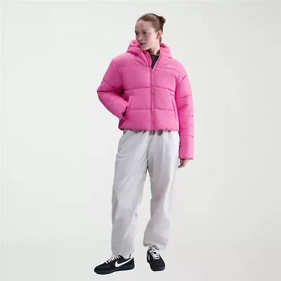 Nike Womens Hooded Water Resistant Heavyweight Puffer Jacket