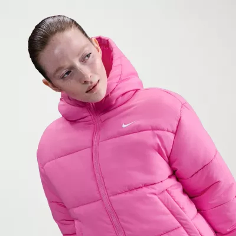 Nike Womens Hooded Water Resistant Heavyweight Puffer Jacket