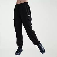 Nike Sportswear Club Fleece Womens Mid Rise Oversized Cargo Sweatpants