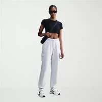 Nike Sportswear Club Fleece Womens Mid Rise Oversized Cargo Sweatpants
