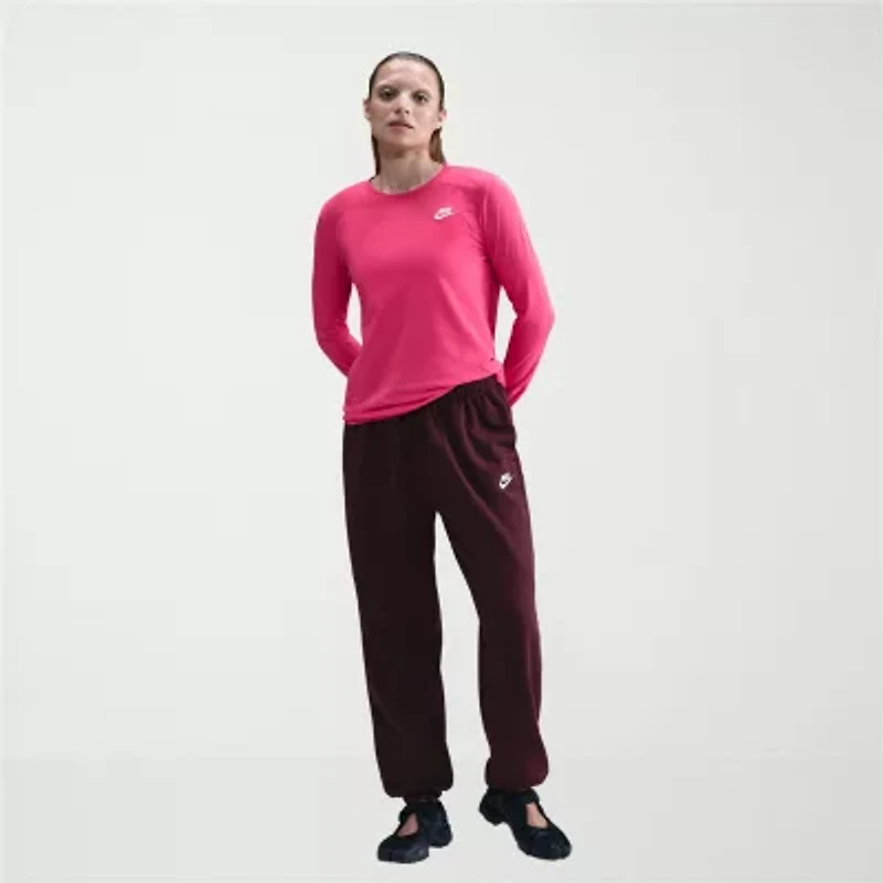 Nike Womens Crew Neck Long Sleeve Active T-Shirt
