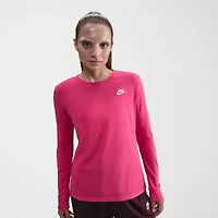 Nike Womens Crew Neck Long Sleeve Active T-Shirt