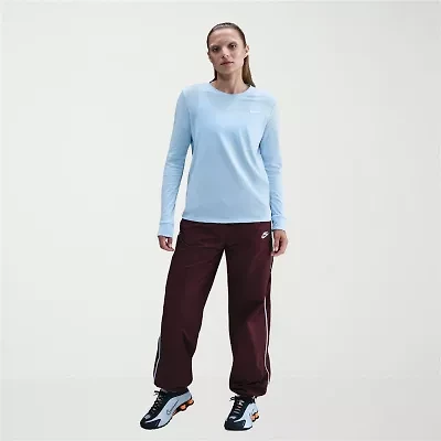 Nike Womens Crew Neck Long Sleeve Active T-Shirt