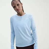 Nike Womens Crew Neck Long Sleeve Active T-Shirt