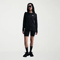 Nike Club Womens Crew Neck Long Sleeve Active T-Shirt