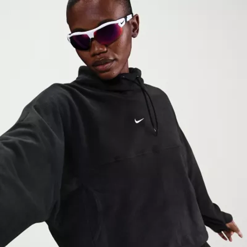 Nike Therma-FIT Womens Long Sleeve Lined Fleece Active Hoodie