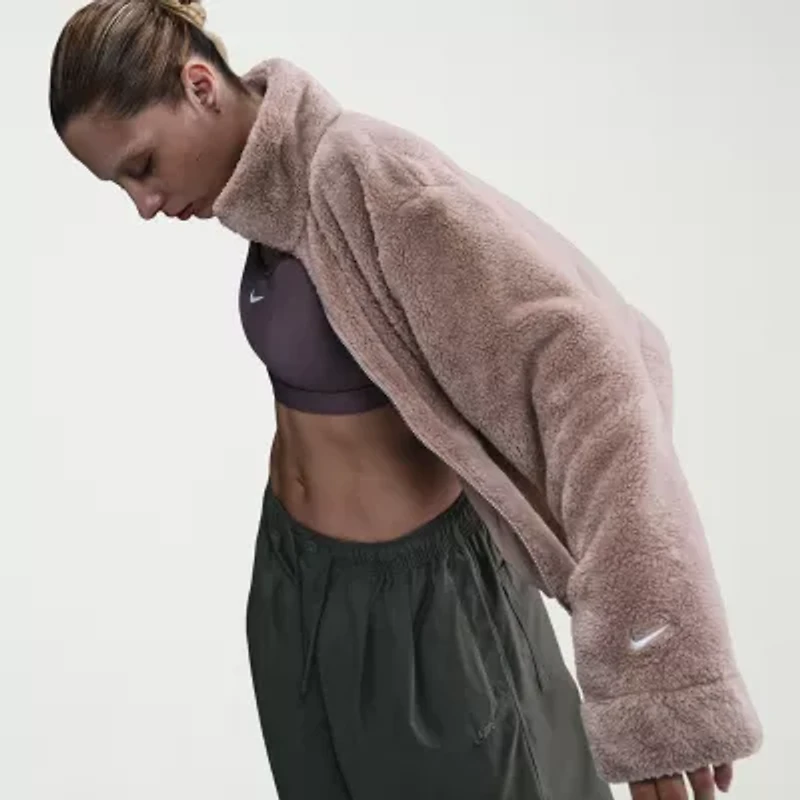 Nike Womens Fleece Lined Midweight Jacket