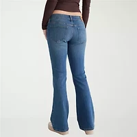 AEROPOSTALE Womens Juniors Low Rise Flare Leg Jean