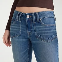 AEROPOSTALE Womens Juniors Low Rise Flare Leg Jean