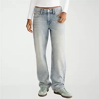 AEROPOSTALE Womens Juniors Low Rise Loose Fit Jean