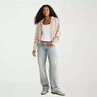 AEROPOSTALE Womens Juniors Low Rise Loose Fit Jean
