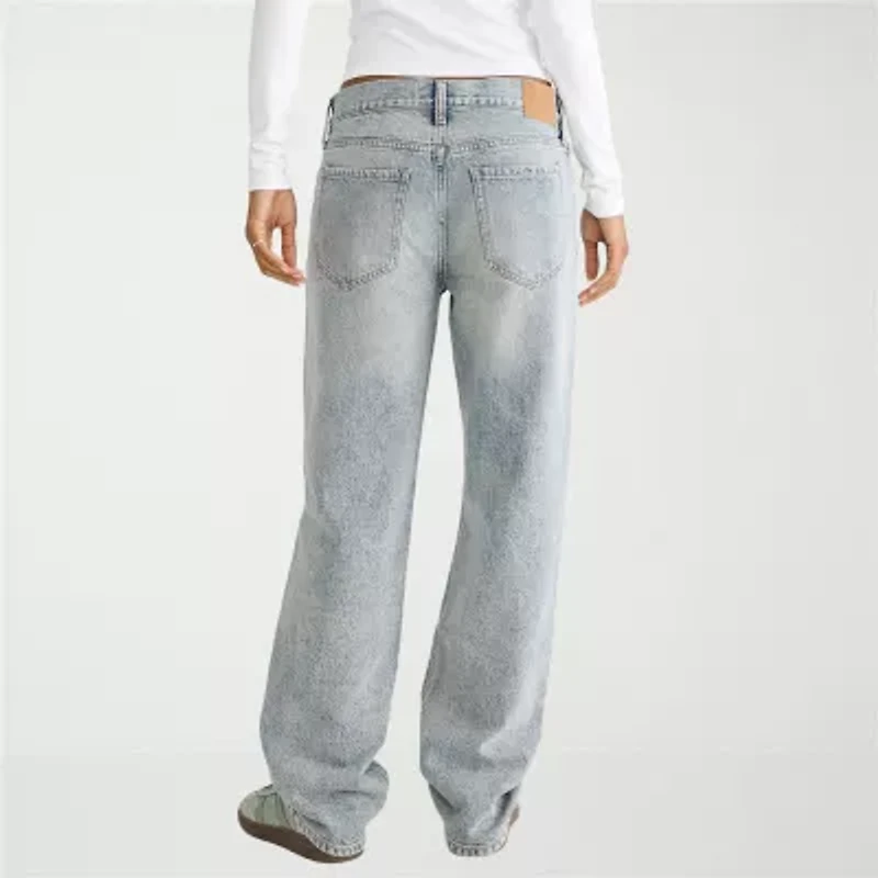 AEROPOSTALE Womens Juniors Low Rise Loose Fit Jean