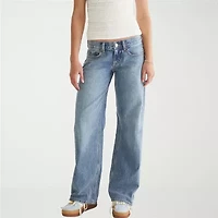 AEROPOSTALE Womens Juniors Low Rise Loose Fit Jean