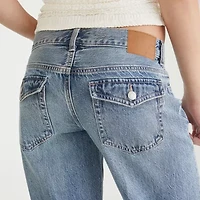 AEROPOSTALE Womens Juniors Low Rise Loose Fit Jean