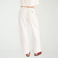 AEROPOSTALE Womens Juniors Straight Mid Rise Sweatpant