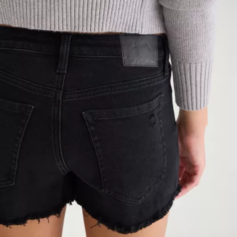 AEROPOSTALE Womens High Rise Juniors Denim Short