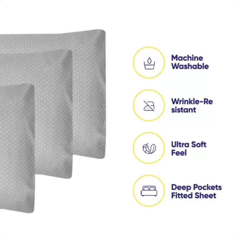 Sweet Home Collection 1500tc Deep Pocket Sheet Set