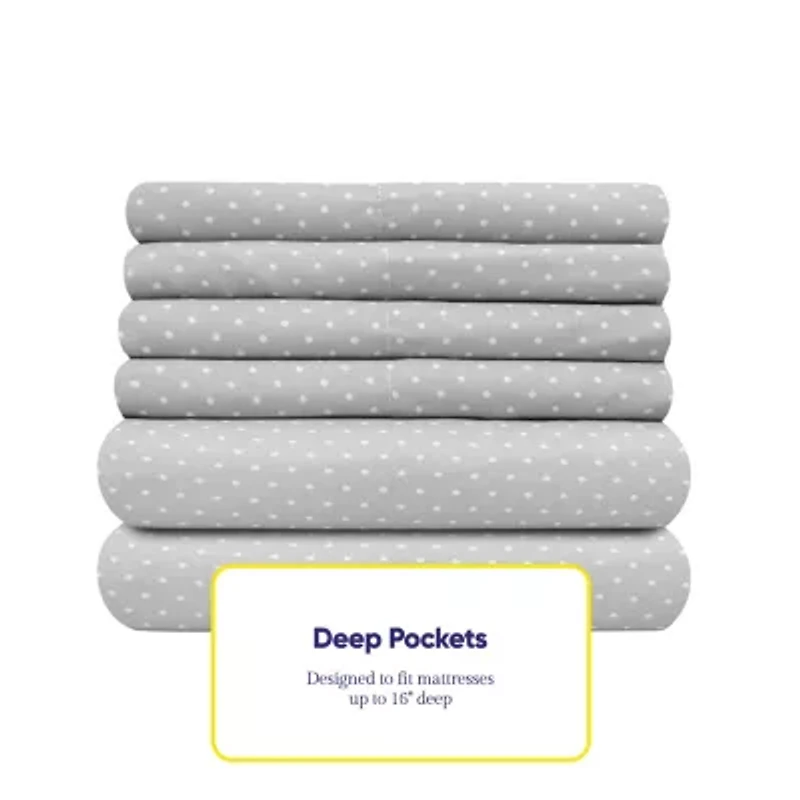 Sweet Home Collection 1500tc Deep Pocket Sheet Set