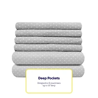 Sweet Home Collection 1500tc Deep Pocket Sheet Set