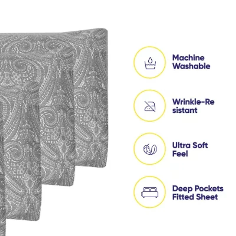 Sweet Home Collection 1500tc Deep Pocket Sheet Set