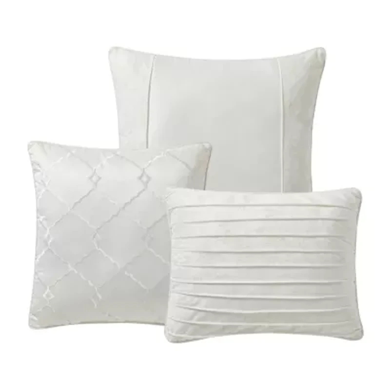 Sweet Home Collection™ Luna 7 Piece Crushed Velvet Elegant Bedding Set