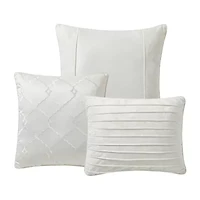 Sweet Home Collection™ Luna 7 Piece Crushed Velvet Elegant Bedding Set