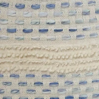 LR Home Eleanor 14" Handmade Cotton Blend Pouf