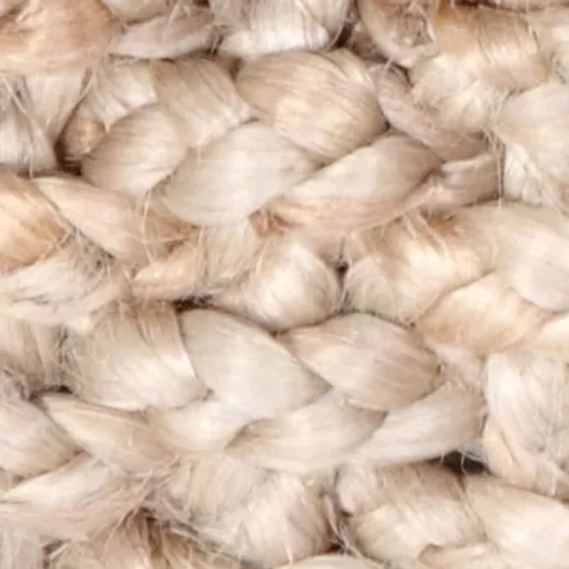 LR Home Elida 10" Handmade Jute Pouf