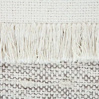 LR Home Striped Ottoman