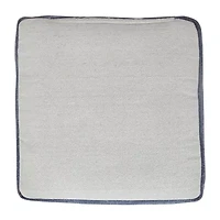 LR Home Torquil Hand-Woven Tribal Bohemian Cotton Medium Pouf Ottoman