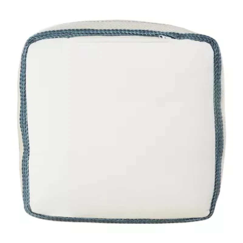 LR Home Caerwyn 20" Handmade Polyester Pouf