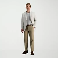 Haggar Cool 18 Pro Mens Comfort Waistband Straight Fit Flat Front Pant