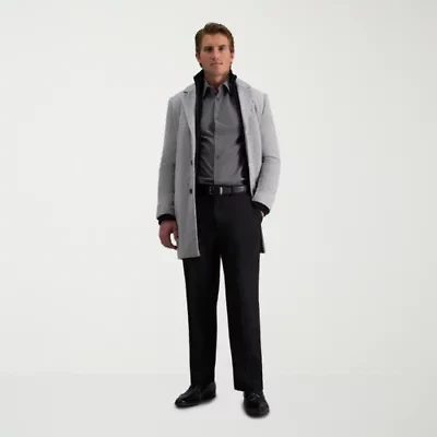 Haggar Cool 18 Pro Mens Classic Fit Flat Front Pant