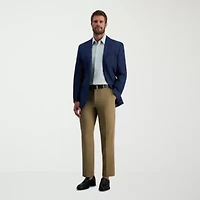 Haggar Premium No Iron Khaki Mens Classic Fit Flat Front Pant