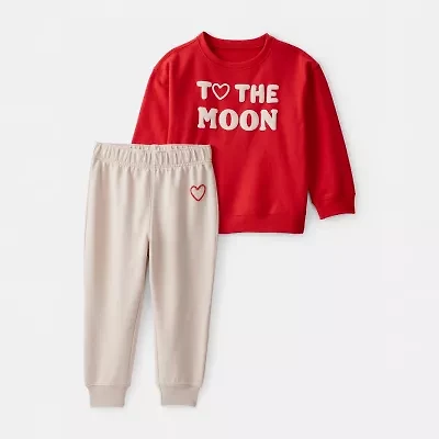 Carter's Valentines Day Toddler Unisex 2-pc. Pant Set