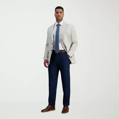 Haggar Premium Comfort Mens Classic Fit Dress Flat Front Pant