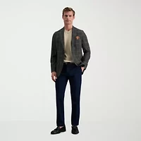 Haggar Premium No Iron Khaki Mens Comfort Waistband Slim Fit Flat Front Pant