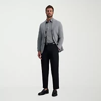 Haggar Iron Free Premium Khaki Mens Classic Fit Pleated Pant